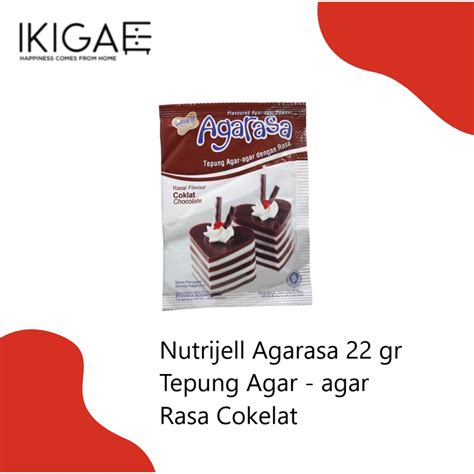 Jual NUTRIJELL AGARASA TEPUNG INSTANT AGAR AGAR DENGAN RASA Shopee