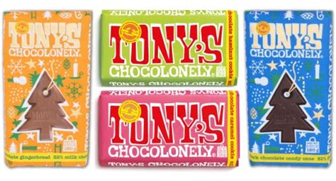 Tony's Chocolonely Holiday Bundle, 4 flavors (6.35oz) In Sanisco ...