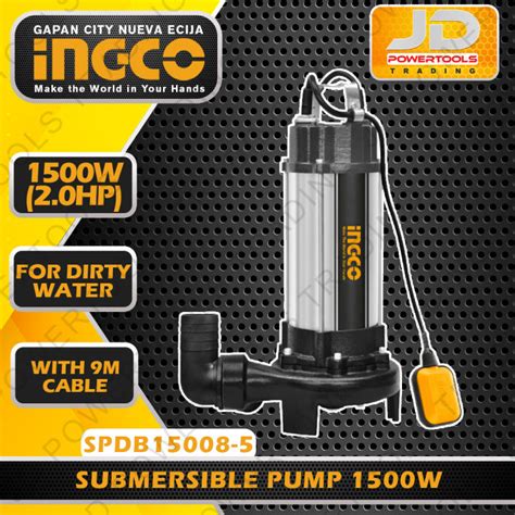 Ingco Hp Sewage Submersible Pump Spdb Lazada Ph