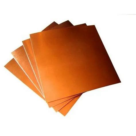 Gsm Gsm Rectangular Copper Sheet For Construction Thickness Mm