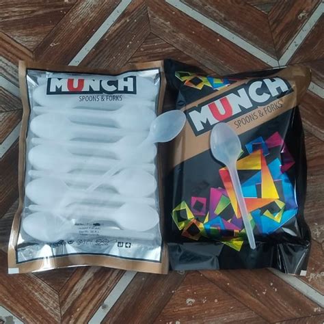 Munch White Disposable Plastic Spoon At Rs Pack Plastic Disposable