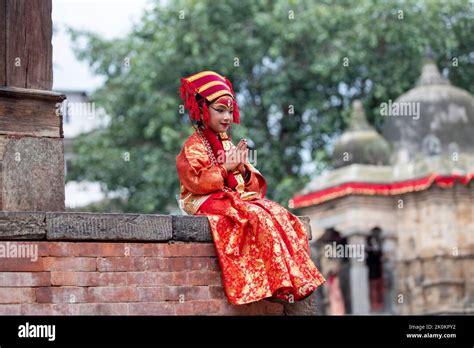 Kumari Puja Festival Celebrated In Kathmandu Durbar Square On The