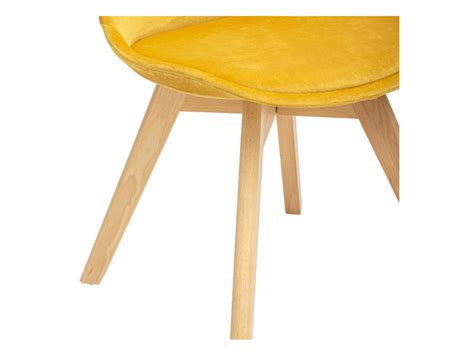 Chaises Style Scandinave Baya Patchwork Atmosphera Ocre Conforama