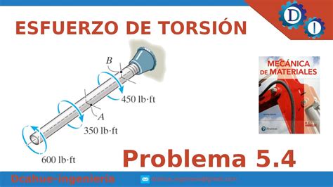 Esfuerzo Por Torsi N Mec Nica De Materiales Hibbeler Ejercicio