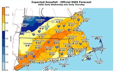 MA Weather Forecast: Nor'easter Timeline, Snow Totals Detailed | Boston ...