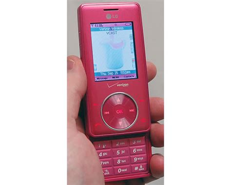 Lg Chocolate Vx8500 Cell Phone Verizon Wireless Strawberry Pink Excellent