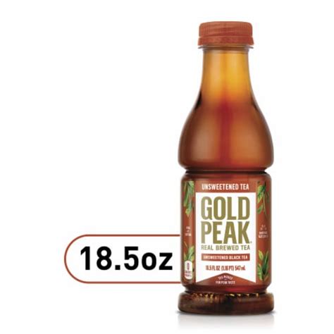 Gold Peak Unsweetened Black Iced Tea Drink, 18.5 fl oz - Kroger