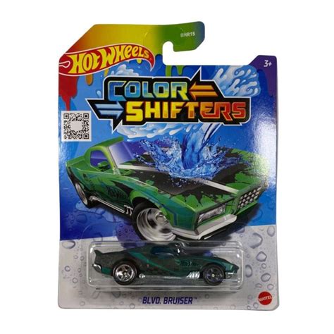 Машинка Hot Wheels COLOR SHIFTERS Blvd Bruiser металлическая коллекционная в масштабе 1 64
