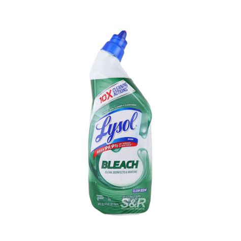 Lysol Bleach Toilet Bowl Cleaner 709ml Lazada Ph