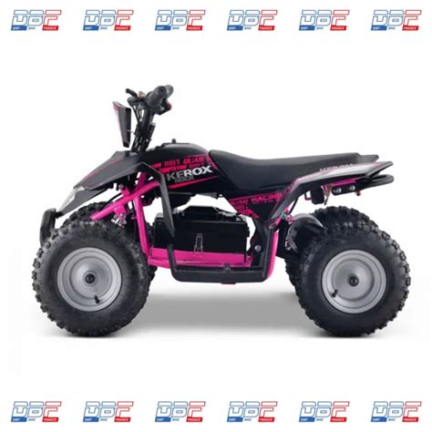 Pocket quad électrique 800w enfant KEROX E Rock BW6 ROSE