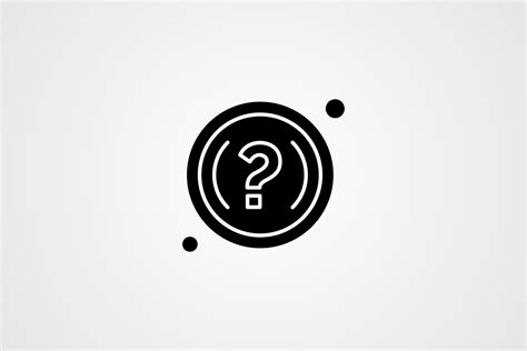 Vector Question Mark Glyph Icon Graphic By Kazim Abbas1996 Creative