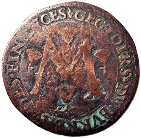 Philip II Of Spain Token Of The Finance Office Flanders Pays Bas