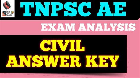 TNPSC CESE CIVIL ANSWER KEY DISCUSSION 2024 TNPSC AE EXAM ANALYSIS