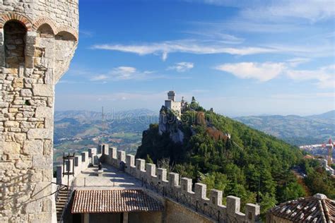 San Marino Castle Italy Stock Image Image Of Path 16529679