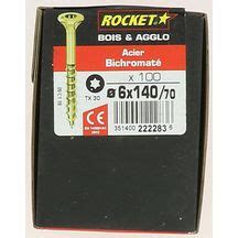 Rocket Vis Bois Agglo Torx Toile Rocket X Mm Bo Te De