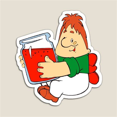 "RUSSIAN Karlson Cartoon Character." Magnet for Sale by ArtlandStudio ...