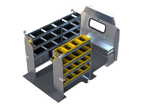 Ranger Design Aluminum Van Shelving Package Ford Transit Med Roof