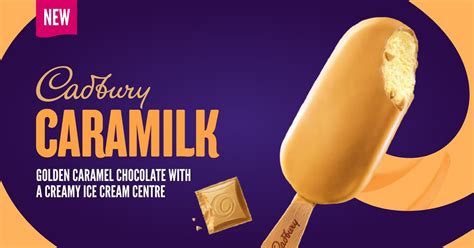 Cadbury Caramilk Ice Cream 90ml 24 Pack