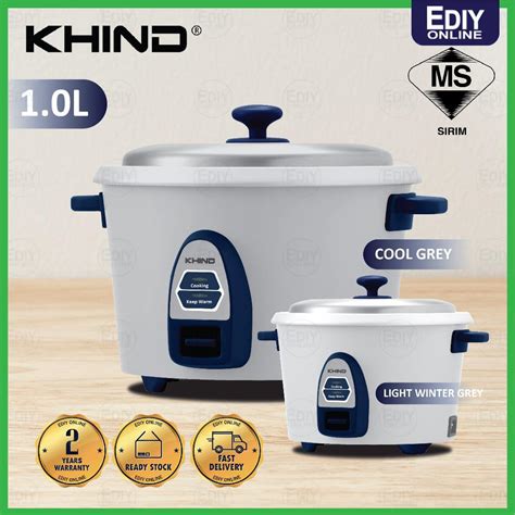 Khind RC810N RC 810N 1 0L Conventional Rice Cooker Periuk Nasi 饭煲