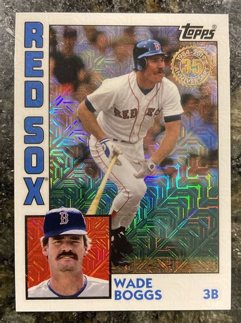 Topps Silver Pack Chrome Refractor T Wade Boggs Boston