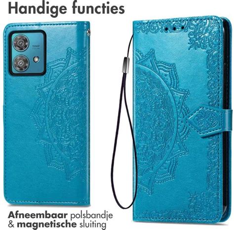 Motorola Edge 40 Neo Hoesje Met Pasjeshouder IMoshion Mandala