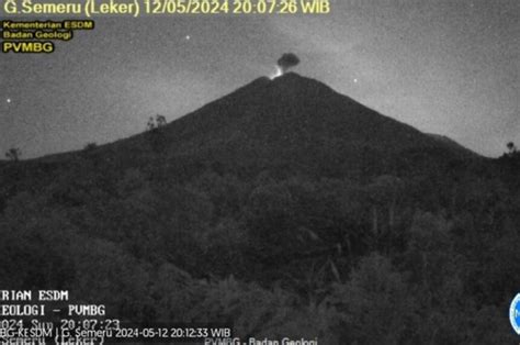 Gunung Semeru Erupsi Beberapa Kali Dalam Sehari Beritakaltim Co