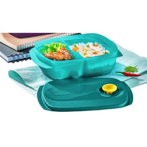 Tupperware Reheatable Divided Lunch Box Set Crystalwave Jollitup