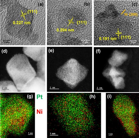 TEM Bright Field Images And Atomic Resolution Aberration Corrected