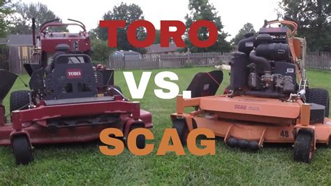 Toro Grandstand Vs Scag V Ride Stripe And Cut Quality Comparison