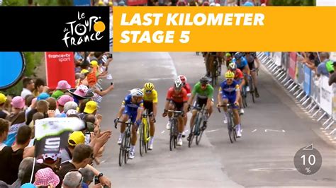 Last Kilometer Flamme Rouge Tape Stage Tour De France