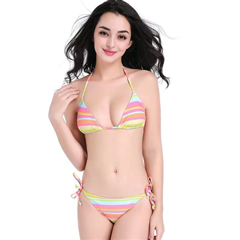 Hot Deep V String Bikini Exotic Atmosphere Of Southeast Aisa Rainbow