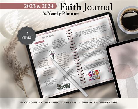 Devotional Journal, Christian Planner, Prayer Journal, Faith Journal ...