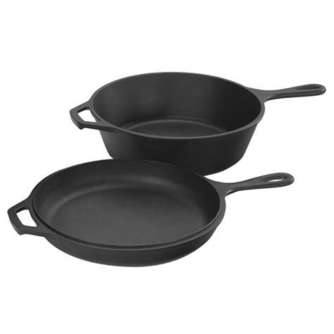 Lodge 2 In 1 Cast Iron Combo Cooker Dutch Oven And Skillet Lid