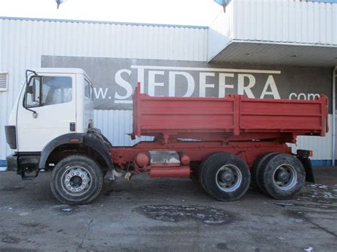 Camion Benne Mercedes Benz 2635 SK V8 Bi Turbo 6x4 3 Way Tipper