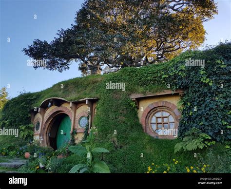 The historic Hobbit Houses in Auckland, New Zealand Stock Photo - Alamy