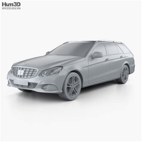 Mercedes Benz E Class Estate S212 2016 3d Model Download Wagon Car On