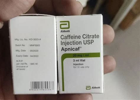 ABBOTT Liquid Caffeine Citrate Injection, For Hospital, Packaging Size: Bottle at Rs 300/piece ...