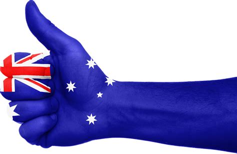 Download Australia Flag Hand Royalty Free Stock Illustration Image