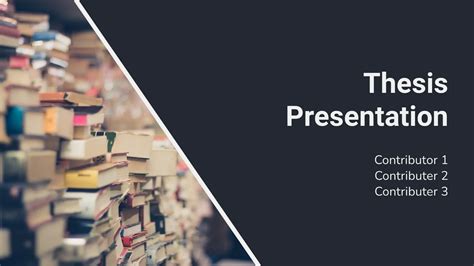 Thesis Presentation Template Defense Powerpoint Slides