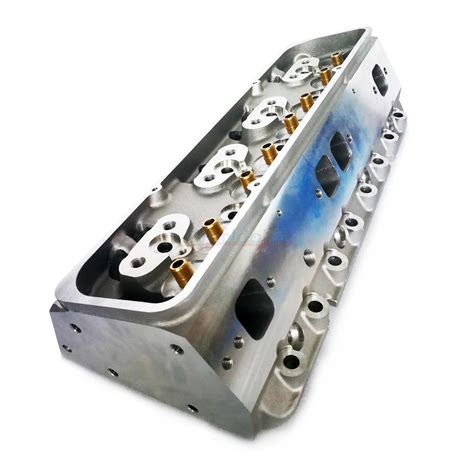 Aluminum Cylinder Head For Sbc Chevy Small Block 350 200cc Intake 64cc Straight Ebay