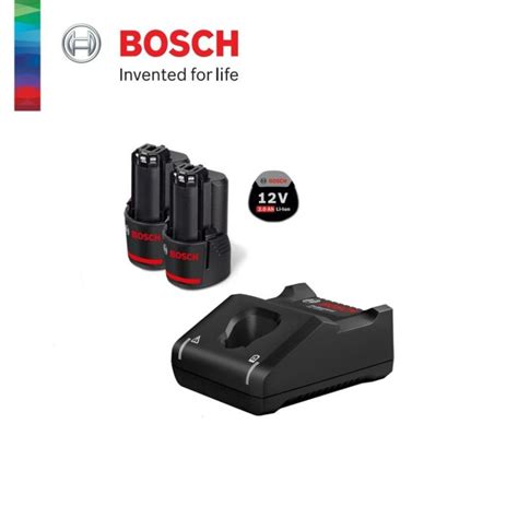 Bosch V Li Ion Battery And Quick Charger Set Gal V X Gba V