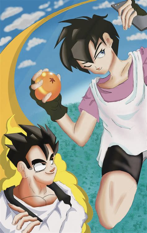 Gohan and Videl, by me : r/dbz