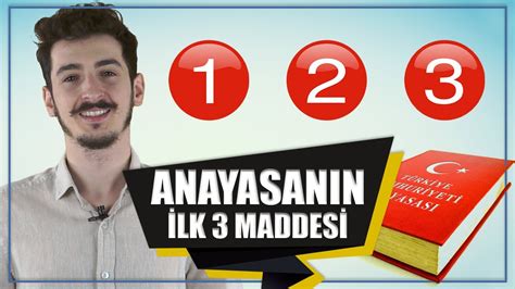 Anayasan N De I Mez Lk Maddesi Nedir Youtube