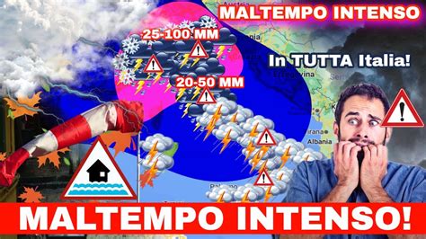 Meteo Intensa Fase Di Maltempo In Arrivo Rischio Maxi Temporali E