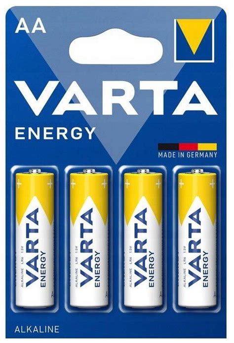 4x Varta ENERGY LR6 AA Batterie SW10670