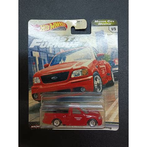 Hot Wheels Premium Fast Furious Ford F 150 SVT Lightning Motor City Muscle Shopee Malaysia