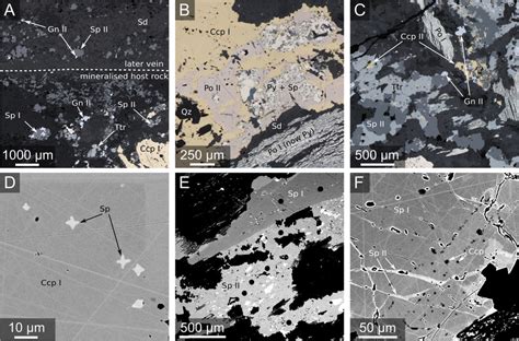 Representative Micrographs Illustrating Textural Relationships Between