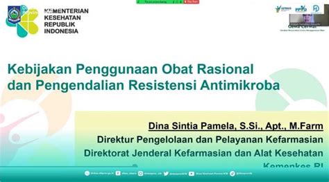 FOTO WEBINAR FARMASI 2 DINAS KESEHATAN PROVINSI NTB