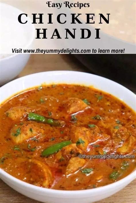 Chicken Handi (Murgh Handi) - The Yummy Delights