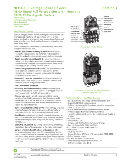 Ge Cr306 Magnetic Starter Wiring Diagram Wiring Diagram